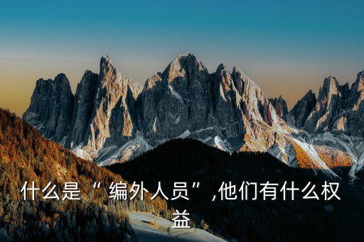 編外工作人員,2023招聘機關(guān)編外工作人員