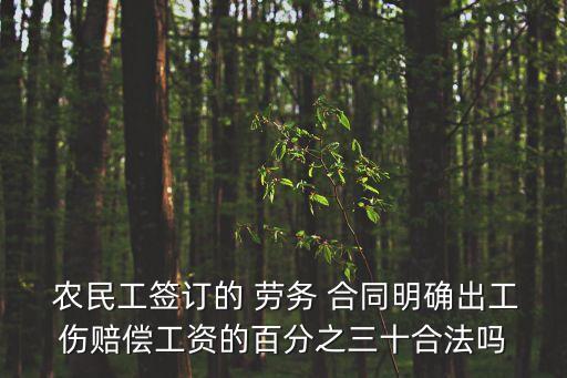 農(nóng)民工簡易勞務(wù)合同