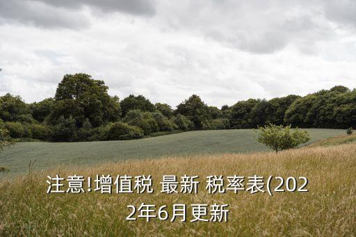 最新稅率,2023年最新稅率
