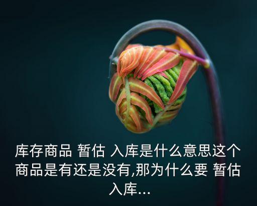 暫估入庫(kù)