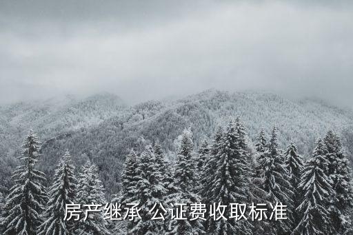 房子公證繼承權(quán)需要多少錢(qián)