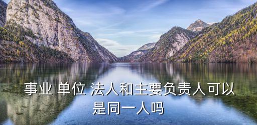 事業(yè)單位法人