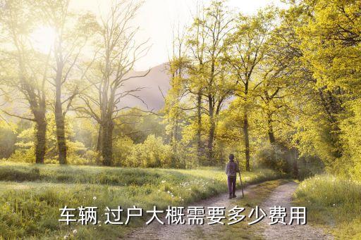 車輛過戶需要多少錢,親屬之間車輛過戶需要多少錢
