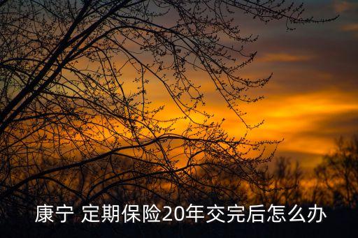 康寧定期