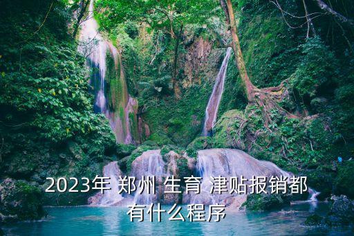 鄭州生育津貼