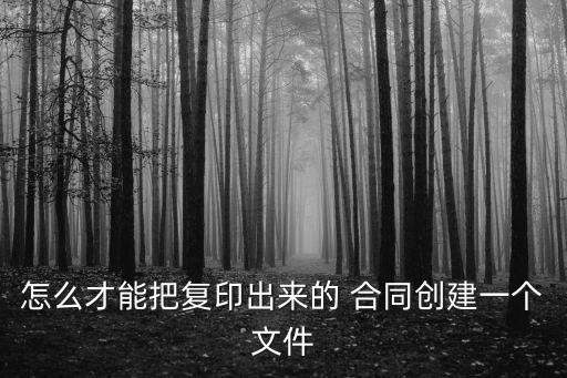 合同怎么生成電子版pdf,電子版合同怎么制作的