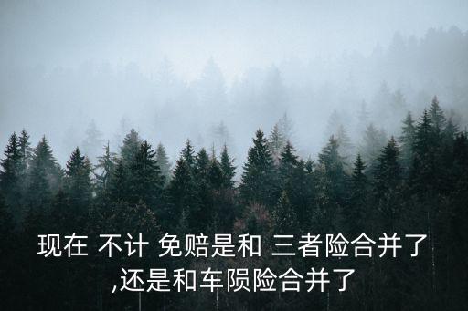 不計免賠并入三者了嗎,2023不計免賠并入三者了嗎