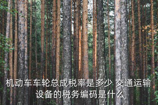 交通運(yùn)輸設(shè)備