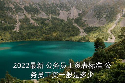 公務(wù)員職務(wù)工資