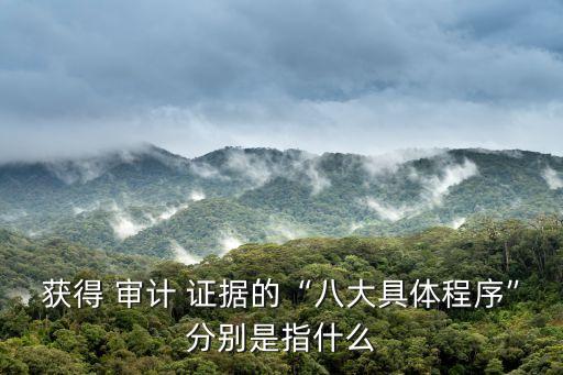 審計證據