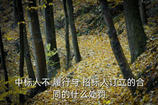 中標(biāo)后招標(biāo)方不履行案例