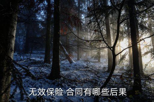 保險(xiǎn)合同無(wú)效的情況,以下哪種情形,保險(xiǎn)合同無(wú)效