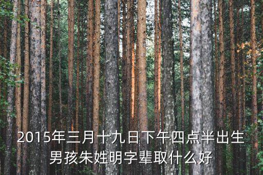 朱明杰