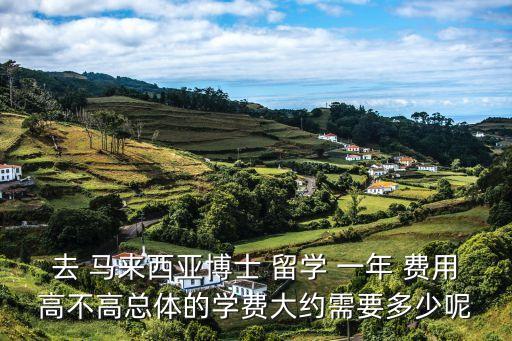 馬來西亞留學(xué)一年費用