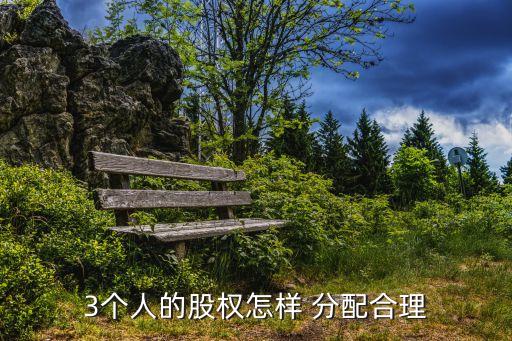 3個(gè)人的股權(quán)怎樣 分配合理