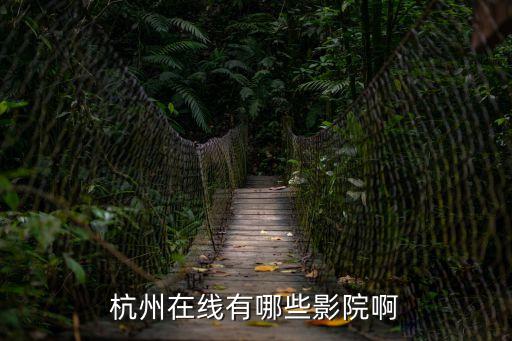 杭州在線有哪些影院啊