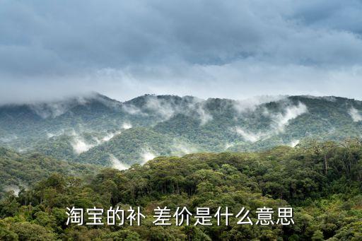 補差價是什么意思,迪士尼門票補差價是什么意思