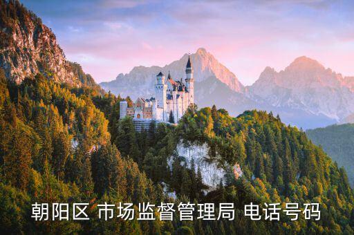 朝陽區(qū) 市場監(jiān)督管理局 電話號碼