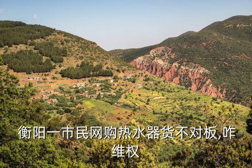  衡陽(yáng)一市民網(wǎng)購(gòu)熱水器貨不對(duì)板,咋維權(quán)