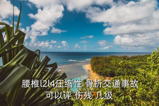 腰椎l2l4壓縮性 骨折交通事故可以評 傷殘 幾級