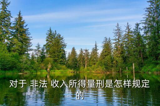 非法收入,調(diào)節(jié)過高收入什么非法收入