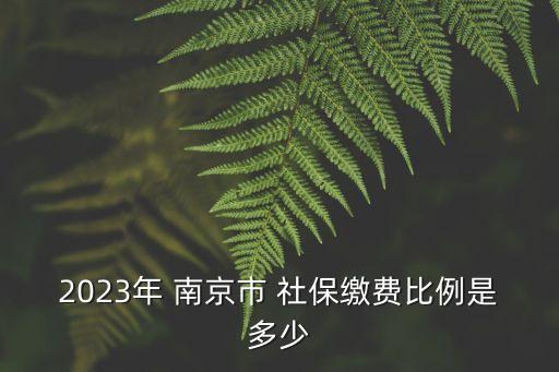 南京市社保