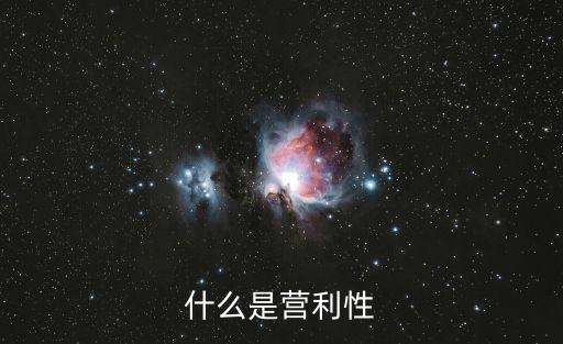 營利性，營利性和盈利性區(qū)別性質(zhì) 特征