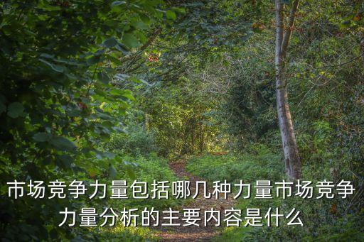 市場(chǎng)競(jìng)爭(zhēng)力，現(xiàn)在的市場(chǎng)競(jìng)爭(zhēng)力為什么這么大