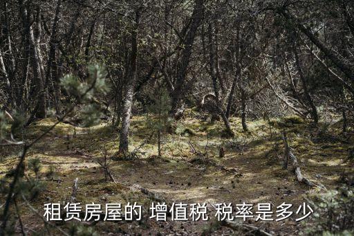 不動(dòng)產(chǎn)租賃增值稅稅率,小規(guī)模納稅人不動(dòng)產(chǎn)租賃增值稅稅率