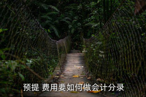 預(yù)提費(fèi)用賬務(wù)處理,沖回預(yù)提費(fèi)用的分錄怎么做
