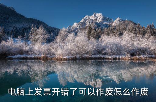 電子發(fā)票作廢，電腦上發(fā)票開(kāi)錯(cuò)了可以作廢怎么作廢