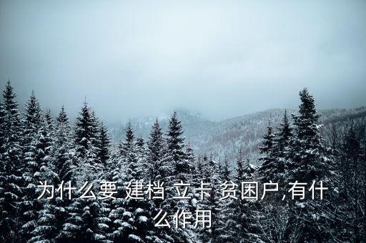 建檔立卡貧困戶