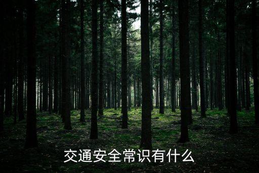 交通安全小知識(shí)，關(guān)于交通安全的知識(shí)
