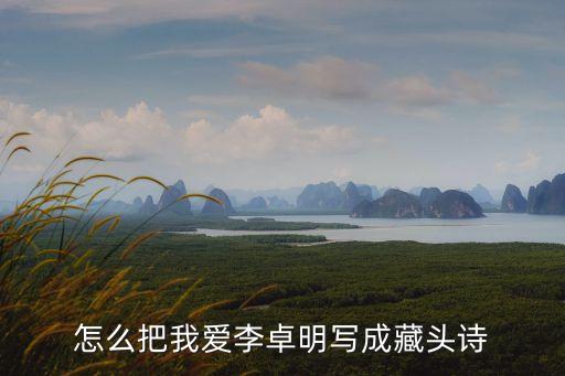 李卓明，求姓李的男生好聽一點(diǎn)的名字