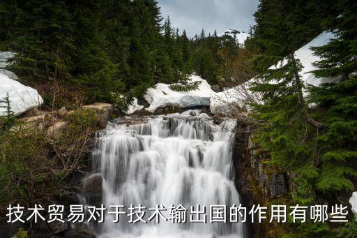 技術(shù)貿(mào)易，技術(shù)貿(mào)易對(duì)于技術(shù)輸出國(guó)的作用有哪些