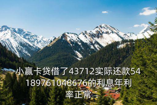 小贏卡貸合法嗎，小贏卡貸屬不屬于正規(guī)借貸平臺(tái)借21900信用卡代還還款要26000