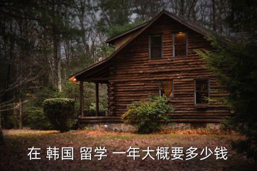 韓國(guó)留學(xué)費(fèi)用一年多少,專升本韓國(guó)留學(xué)費(fèi)用一年多少