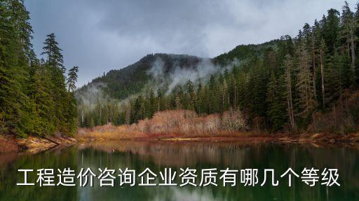 造價(jià)咨詢(xún)資質(zhì)，工程造價(jià)咨詢(xún)資質(zhì)是干什么的