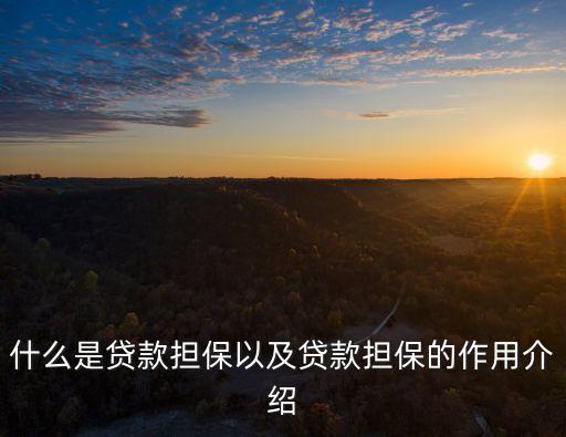 貸款擔(dān)保，銀行貸款擔(dān)保