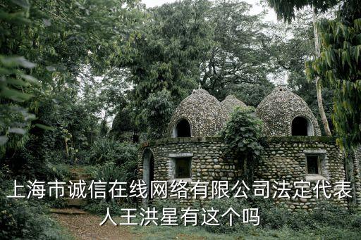 上海誠信網(wǎng)，上海市誠信在線網(wǎng)絡(luò)有限公司法定代表人王洪星有這個嗎