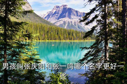 張慶陽，男孩叫張慶陽和張一鳴哪個名字更好一些