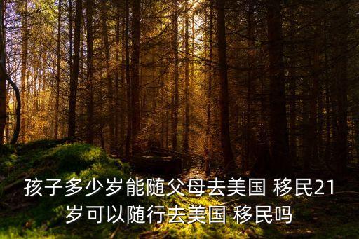 西安移民