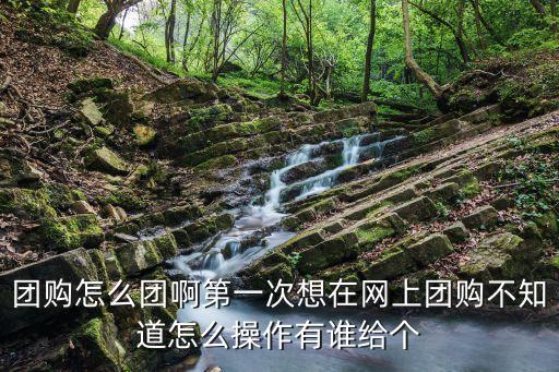 團(tuán)購怎么團(tuán)啊第一次想在網(wǎng)上團(tuán)購不知道怎么操作有誰給個(gè)
