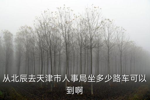 從北辰去天津市人事局坐多少路車可以到啊
