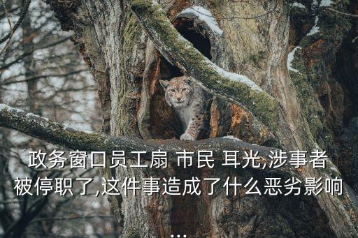 官方回應(yīng)公職人員扇市民耳光