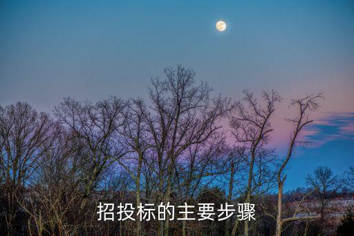招標(biāo)流程