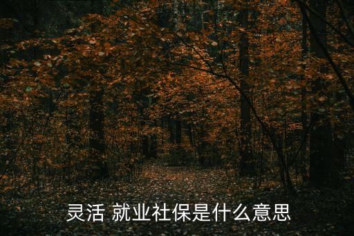 靈活就業(yè)