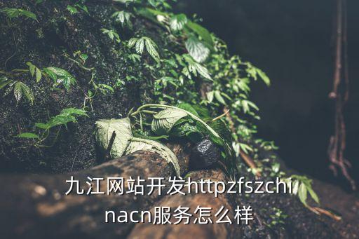 九江在線，九江網(wǎng)站開發(fā)httpzfszchinacn服務(wù)怎么樣