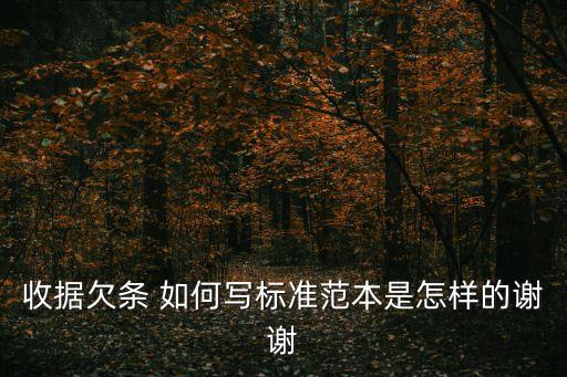 個(gè)人手寫(xiě)收據(jù)樣本，收條格式是怎樣的