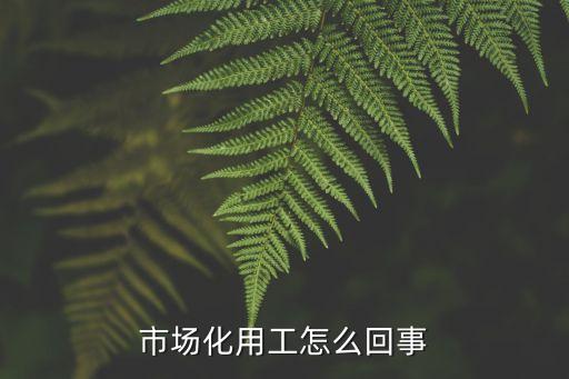 市場化用工，什么叫市場化用工